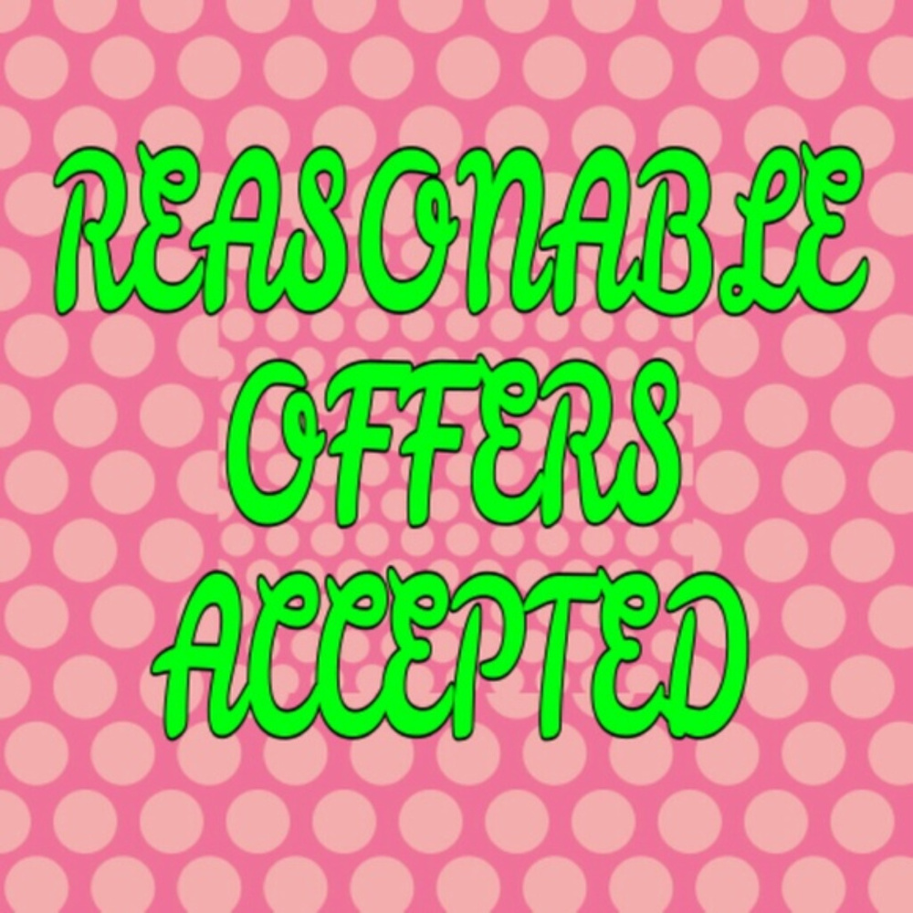 Reasonable offers welcome!